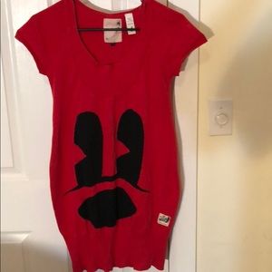 Hellz Bellz red Minnie Mouse sweater dress